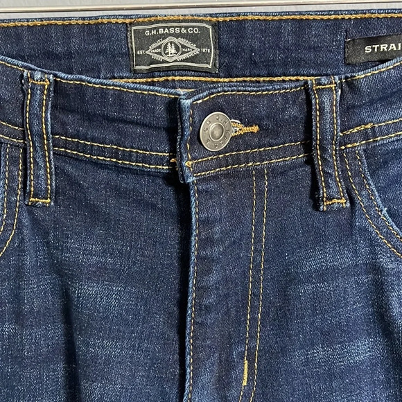 G.H Bass & Co jeans 32x32 straight - Picture 2 of 6